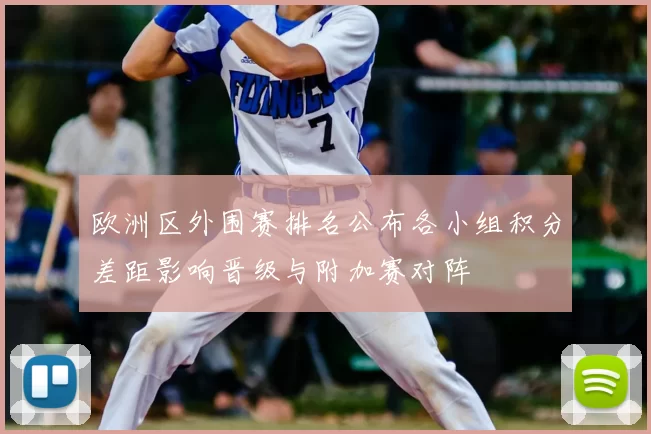 欧洲区外围赛排名公布各小组积分差距影响晋级与附加赛对阵
